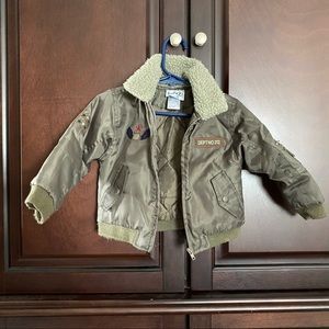 Baby U.S Air Force bomber Top Gun pilots Size 24 M